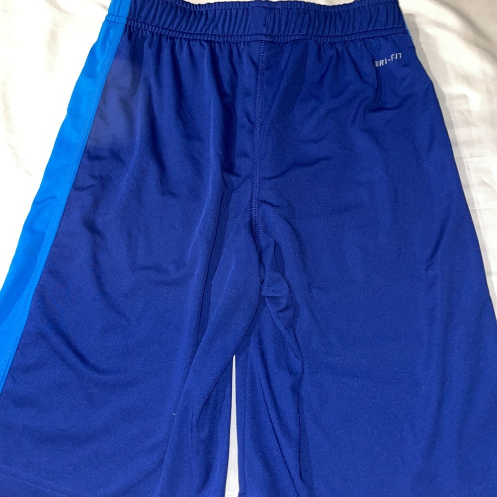 Nike dry fit boys jersey shorts. Navy and turquoise blue. NWTπβ€οΈ - Picture 4 of 5